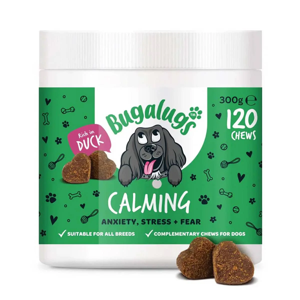 Bugalugs Calming Chews 120 chews