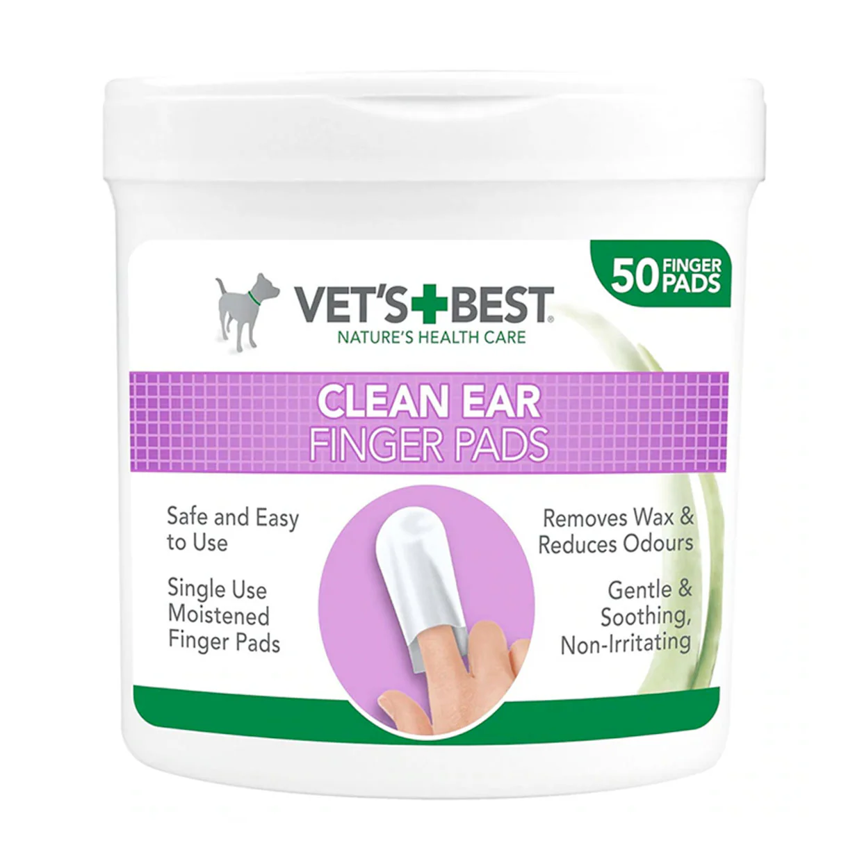 Vet's Best Clean Ear Finger Pads 50pcs
