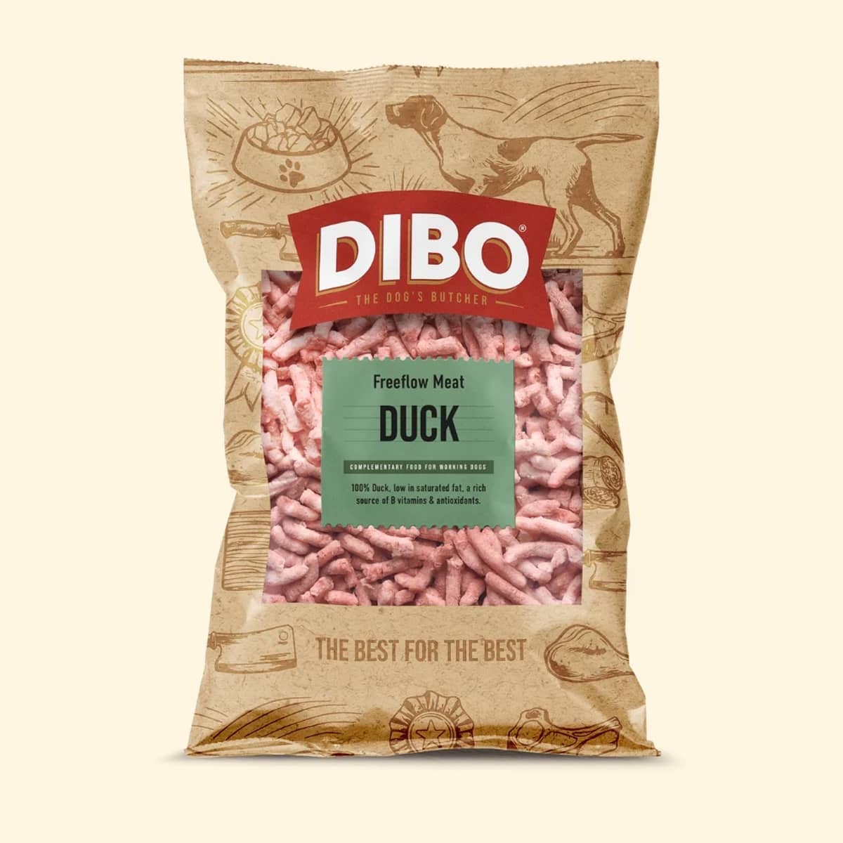 DIBO Duck Freeflow Meat 1kg