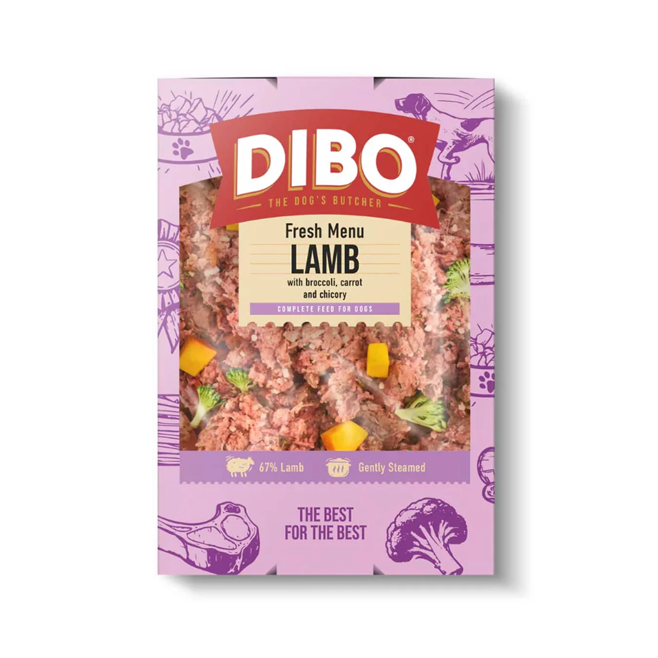 DIBO Fresh Menu Lamb Dog Food 400g