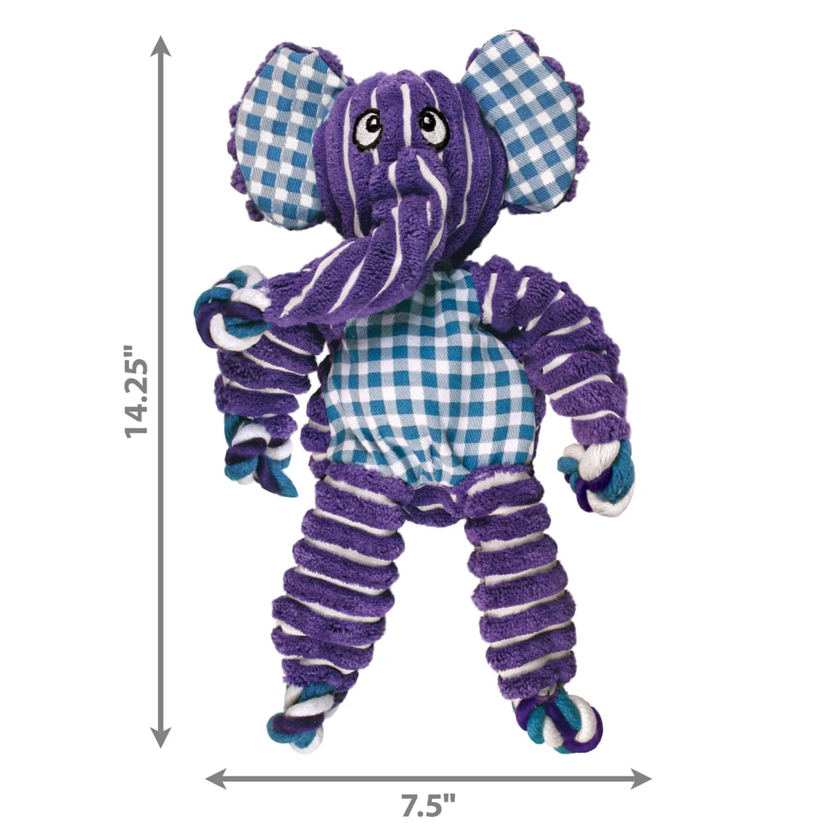 Kong Floppy Knots Elephant - Med/Large - Image 2