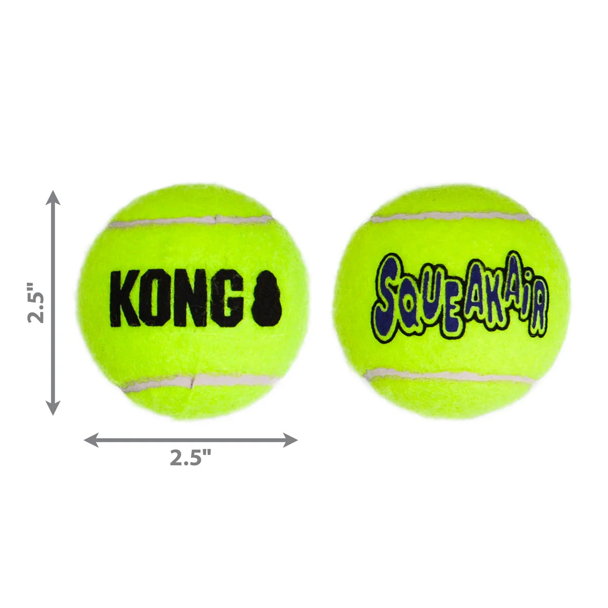 KONG SqueakAir Balls Medium-Net of 6 Balls - Image 3