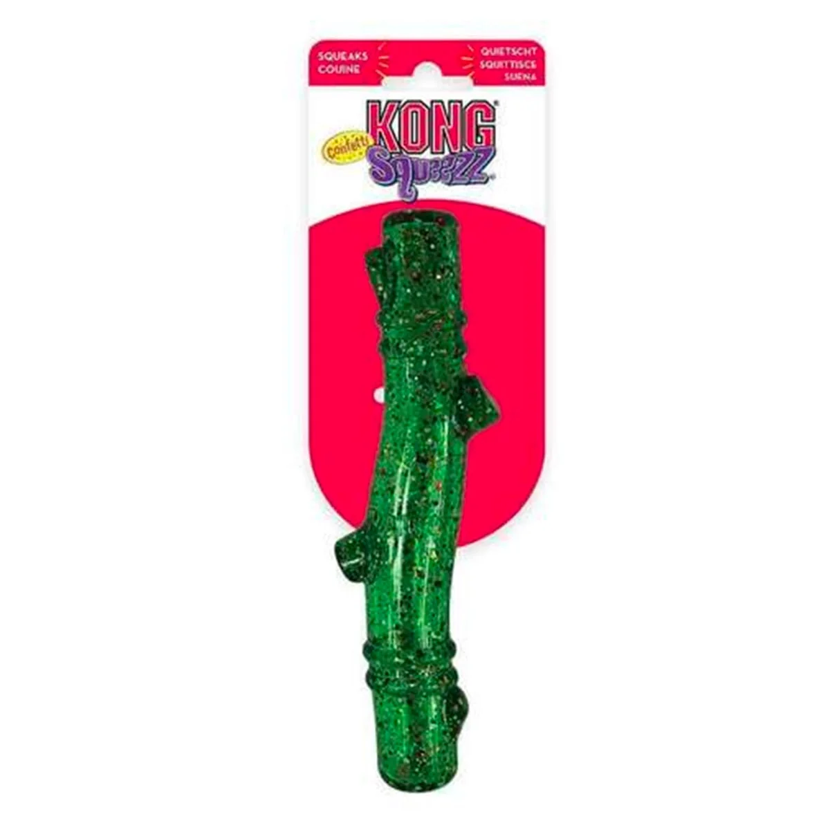 KONG Squeezz Confetti Stick Assorted Medium - Image 2