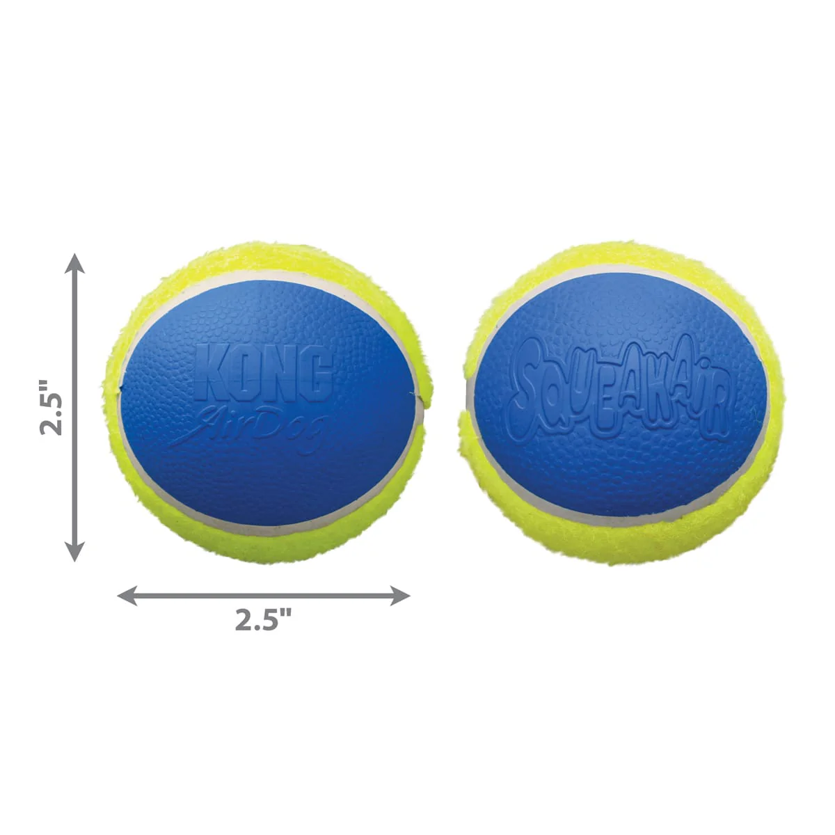 KONG SqueakAir Ultra Balls 3pk Medium - Image 2
