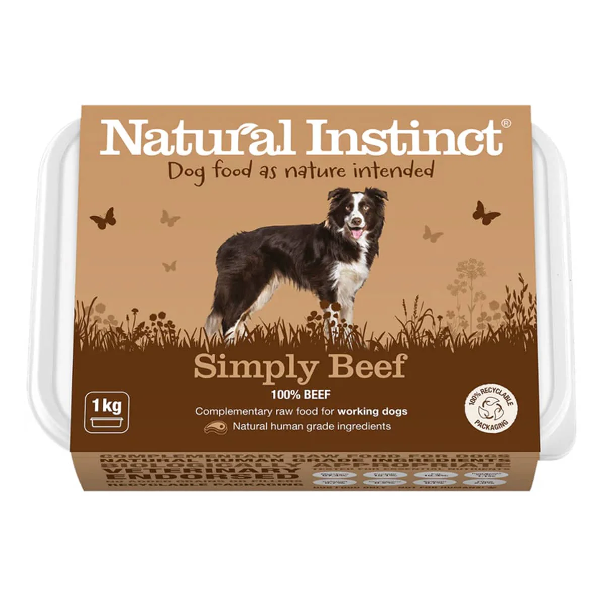 Natural Instinct Simply Beef Working Dog Food 1kg