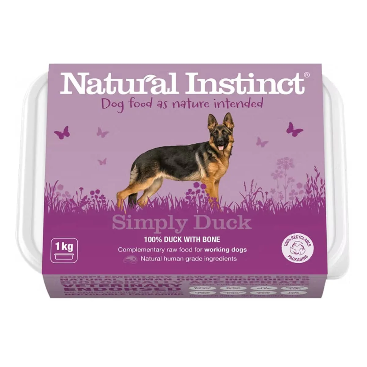Natural Instinct Simply Duck Working Dog Food 1kg