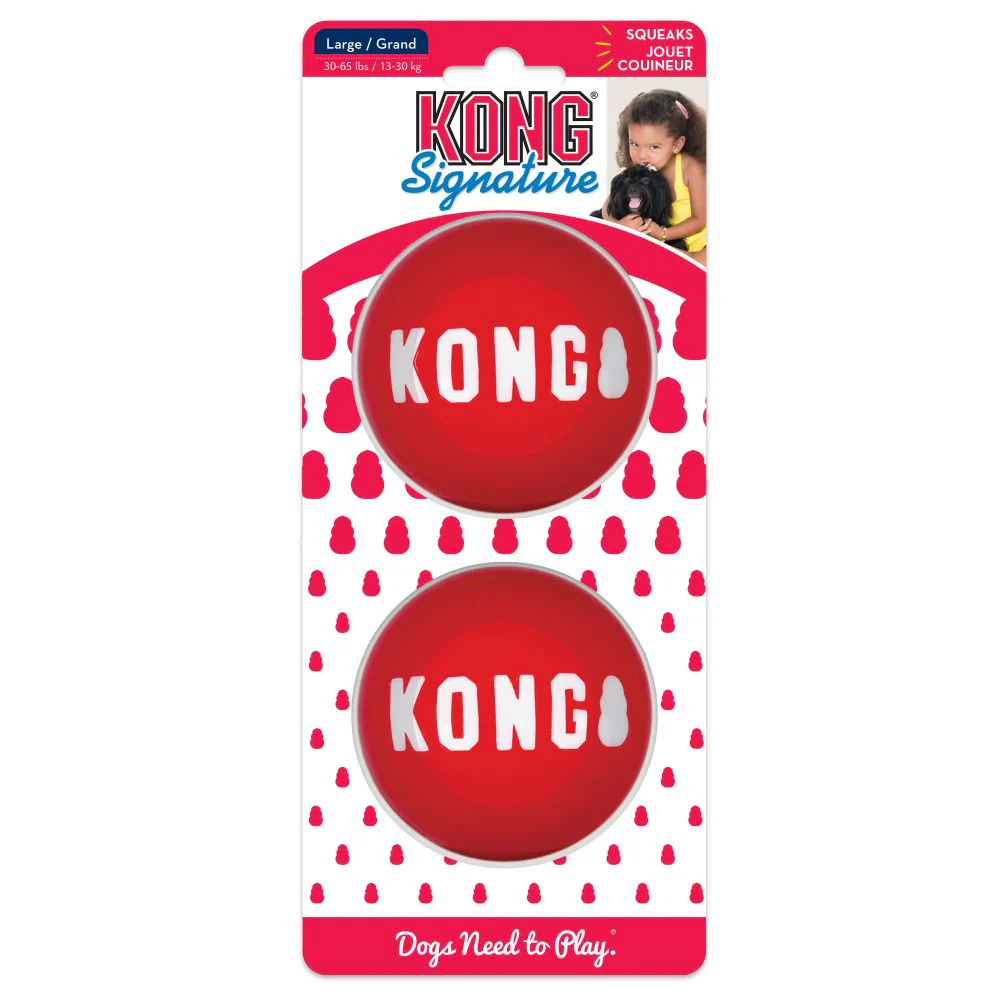 Kong Signature Balls 2pk large - Image 2