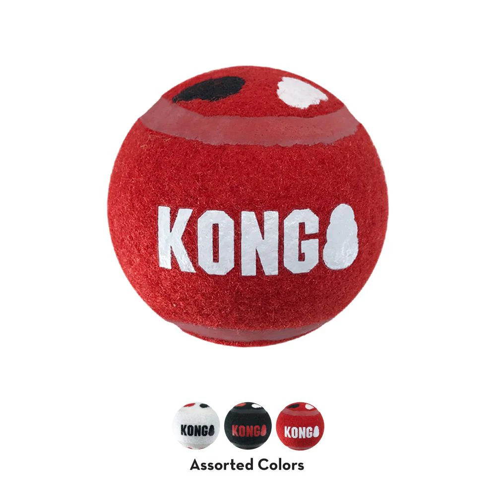 Kong Signature Sport Balls 3pk - Small - Image 4