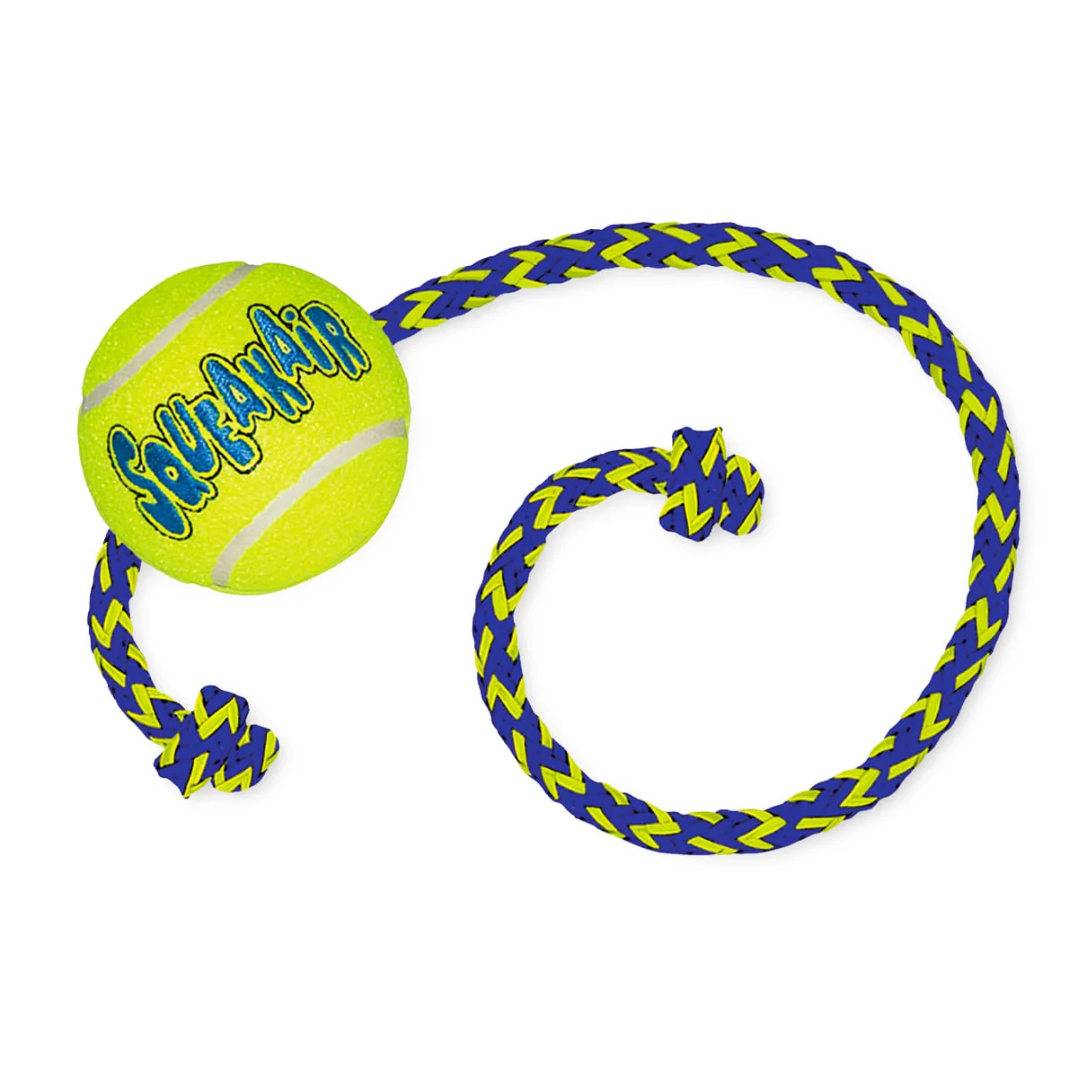 KONG SqueakAir® Ball with Rope - Image 3