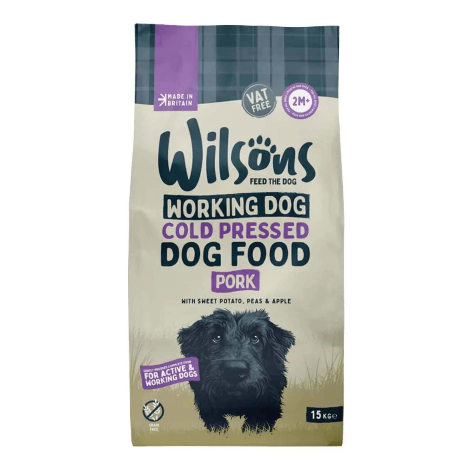 Wilsons Cold Pressed Dog Food Pork 15kg