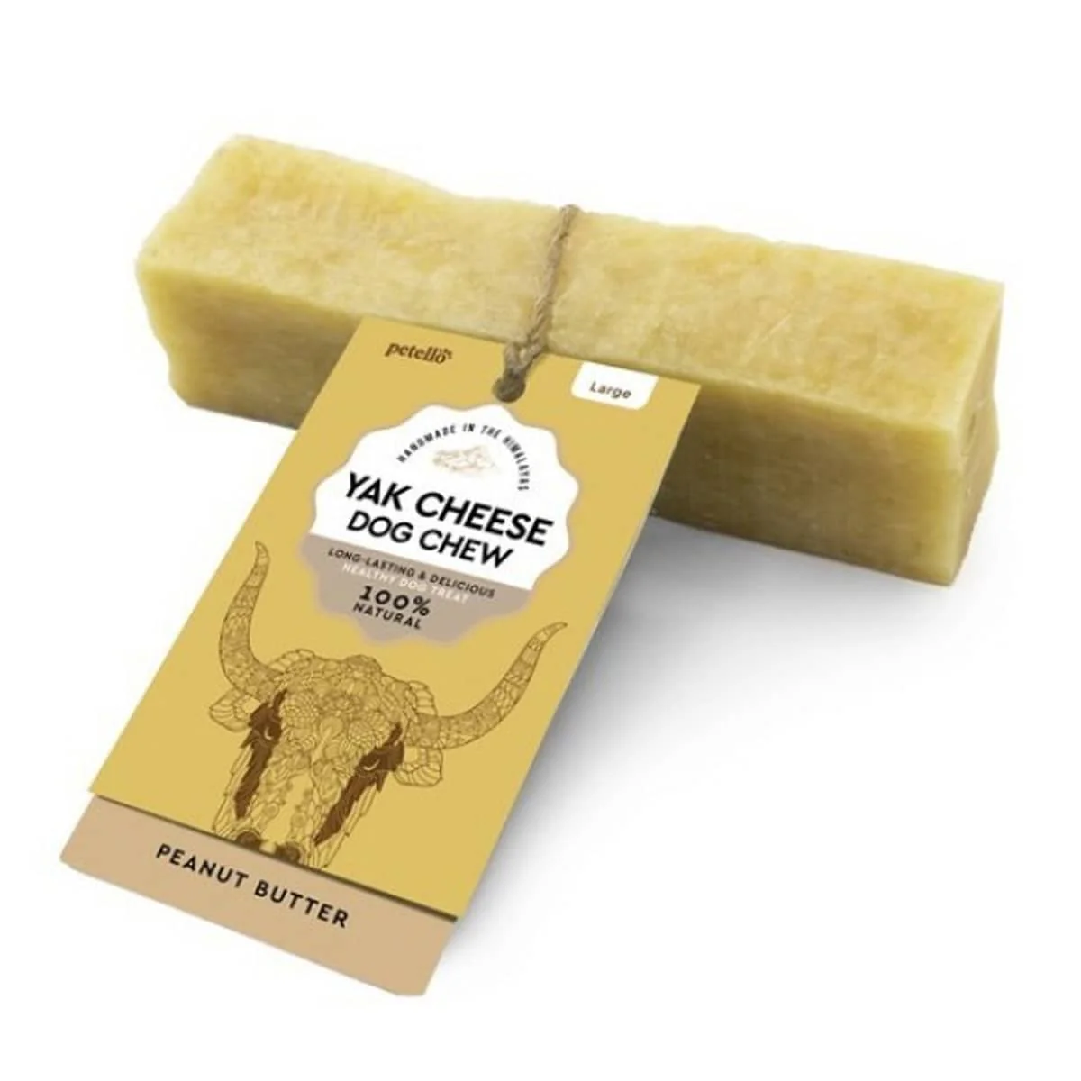 Petello Yak Cheese with Peanut Butter Dog Chew 155g